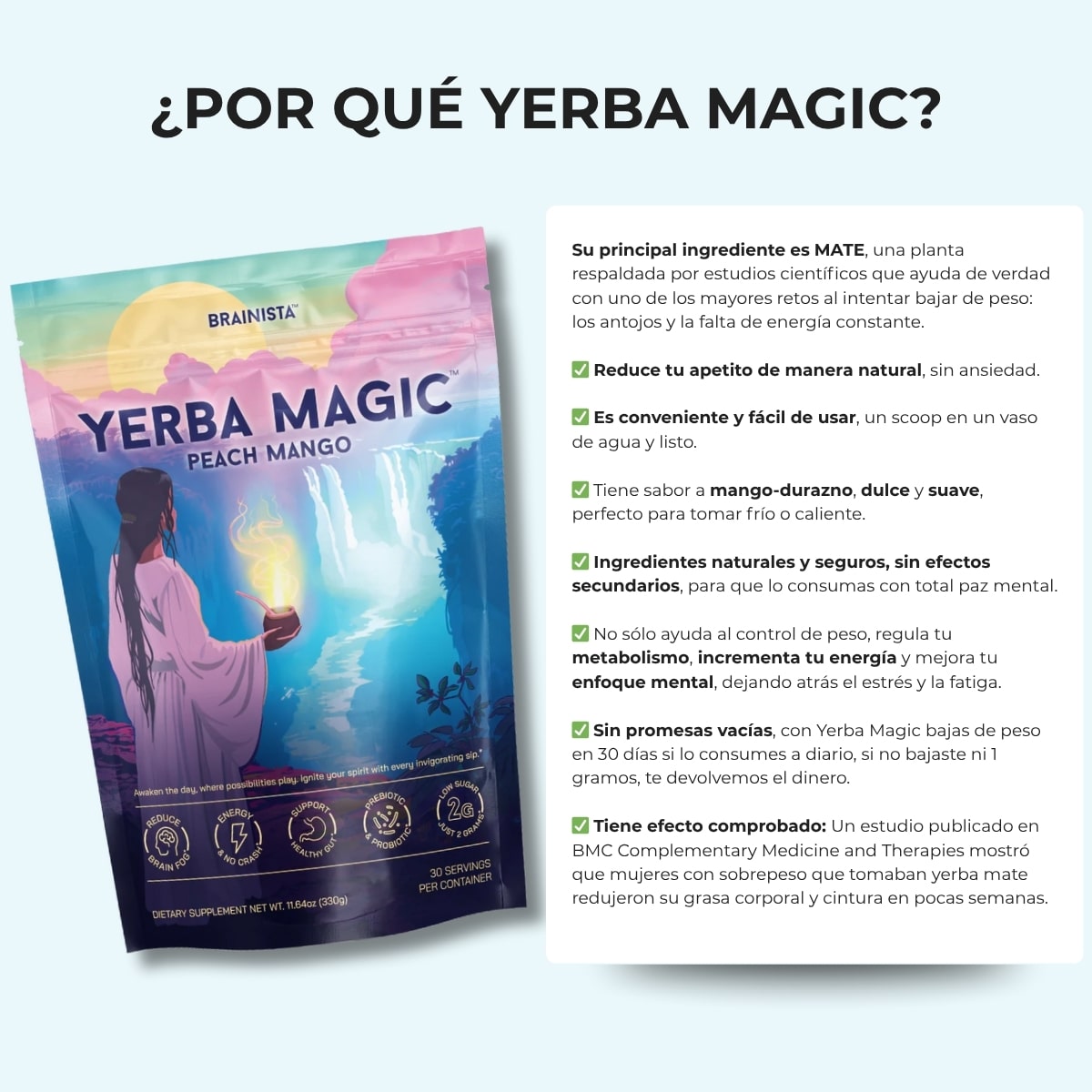 Yerba Magic - ¡Energía limpia, enfoque total y sin cafeína!