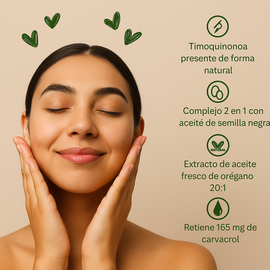 Aceite de Orégano + Semilla Negra: Tu escudo natural de defensa diaria