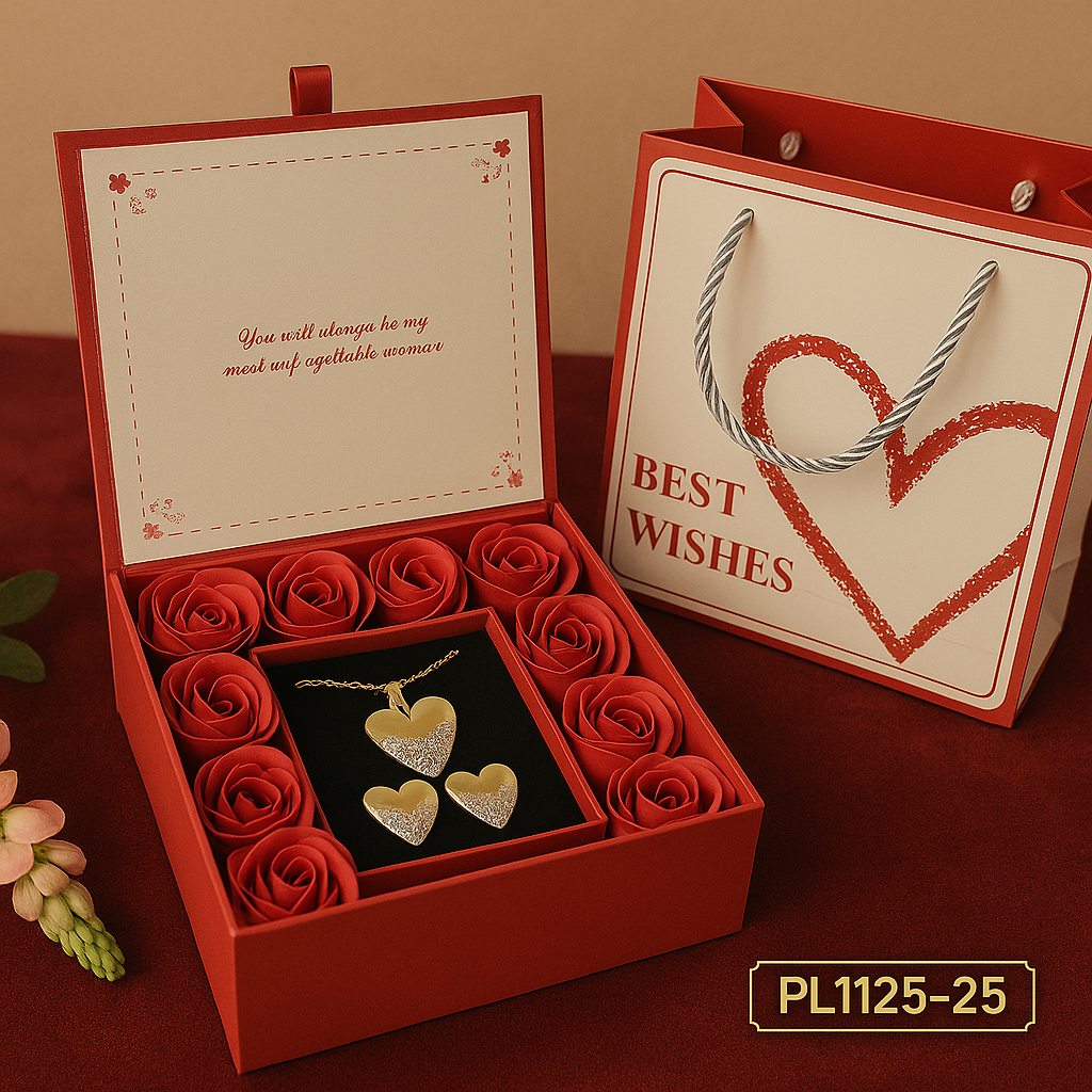Caja de Joyería Fina con Rosas – El Regalo Perfecto para Sorprender