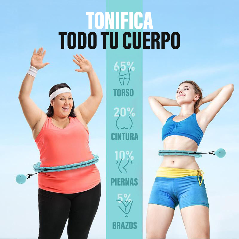 Aro Fitness Inteligente con Masaje y Peso Ajustable