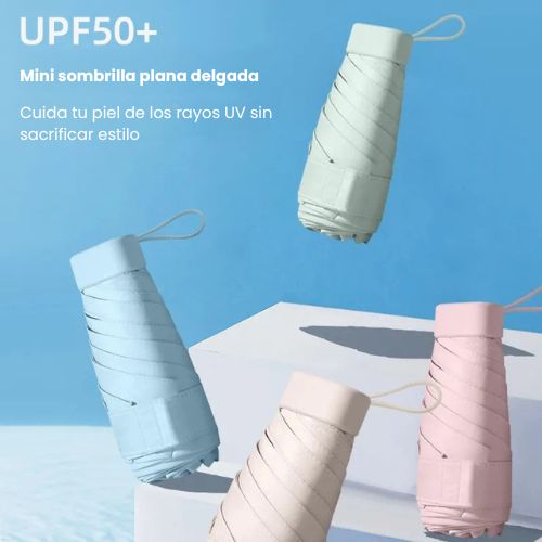 Sombrilla Mini UV Plegable, Ligera y Compacta
