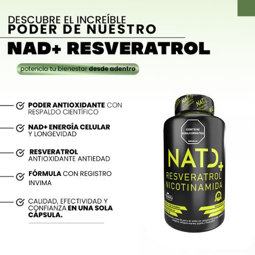 NATD Resveratrol - Nicotinamida X 100 Und