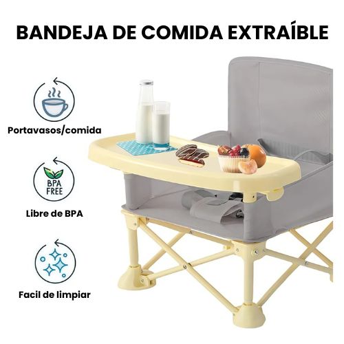 Silla Montessori 2 en 1: Comodidad y Seguridad donde estés