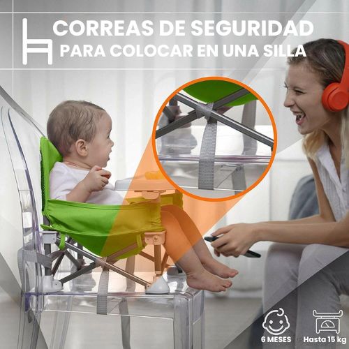 Silla Montessori 2 en 1: Comodidad y Seguridad donde estés