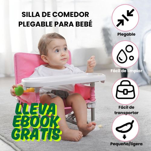 Silla Montessori 2 en 1: Comodidad y Seguridad donde estés