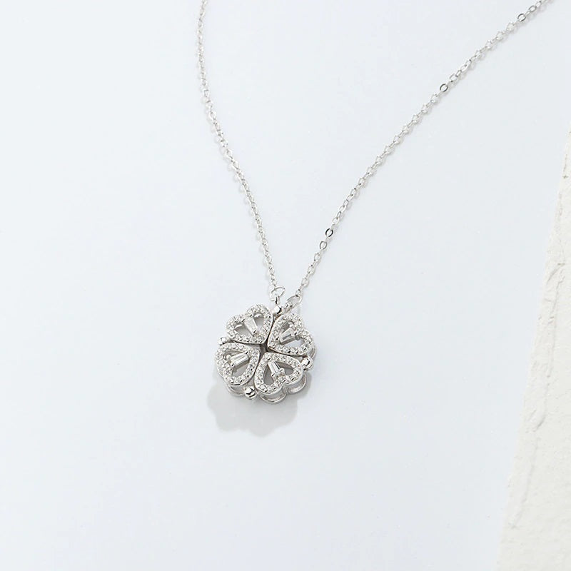 Collar Trébol Corazón