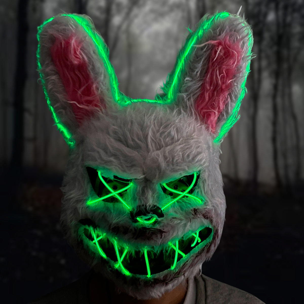 NeonMask® – La máscara LED que brilla en la oscuridad.