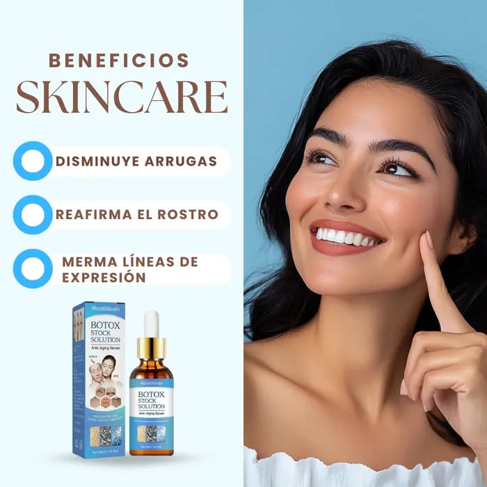 2x1 Suero Efecto Botox: Piel firme y radiante