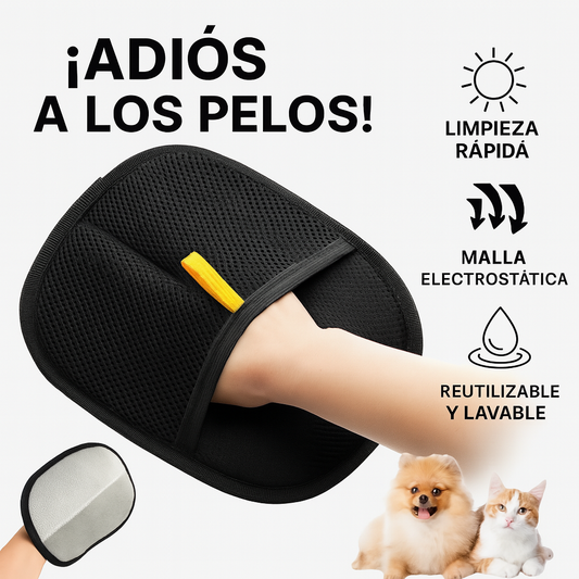 Guante Removedor de Pelo PetClean™ — ¡Dile adiós a los pelos en tu ropa y muebles!