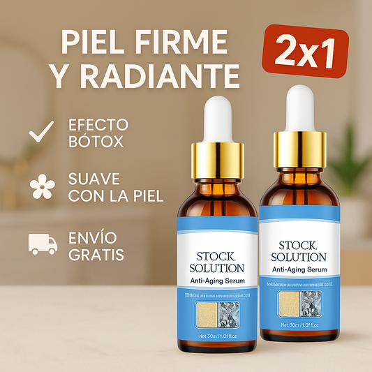 2x1 Suero Efecto Botox: Piel firme y radiante