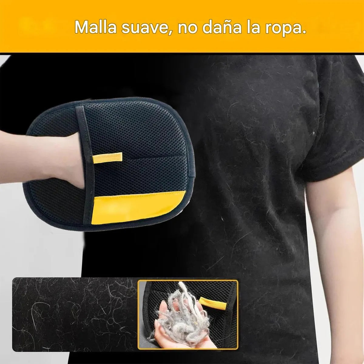 Guante Removedor de Pelo PetClean™ — ¡Dile adiós a los pelos en tu ropa y muebles!