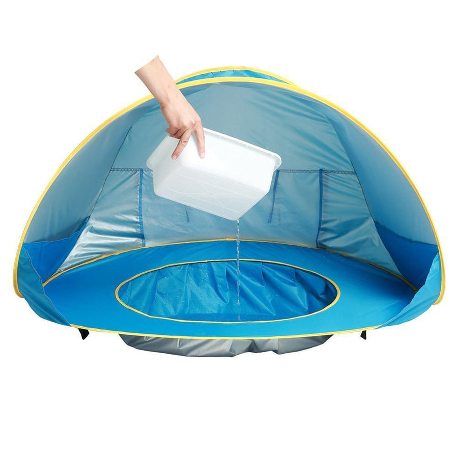 AquaBebé - Carpa Portátil UV – Protección solar y frescura para tu bebé en segundos