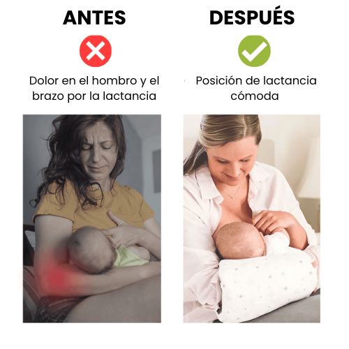 2 LactiLove - Almohada de Lactancia para Bebé (2x1 + Ebook)