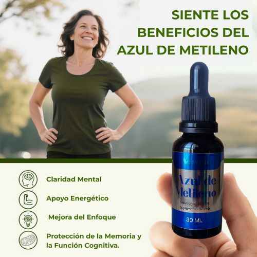 RegenAZUL | Azul de Metileno 1% – ¡Activa tus Células y Rejuvenece Desde Adentro!